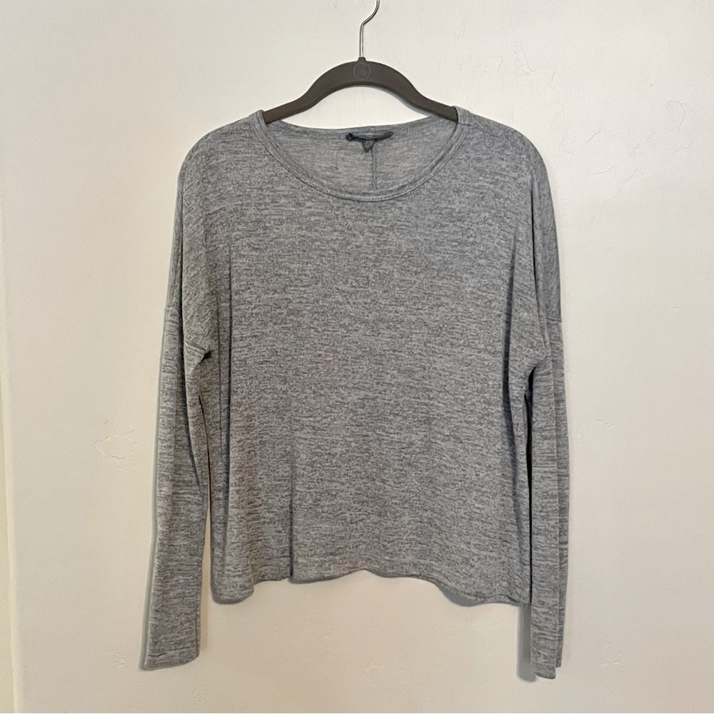 American Eagle - Heather Grey Long Sleeve Top - S